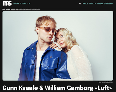 Etter suksessen med «Kyssa noken andre» er Gunn Kvaale tilbake med «Luft», en sterk og sårbar duett med William Gamborg. 